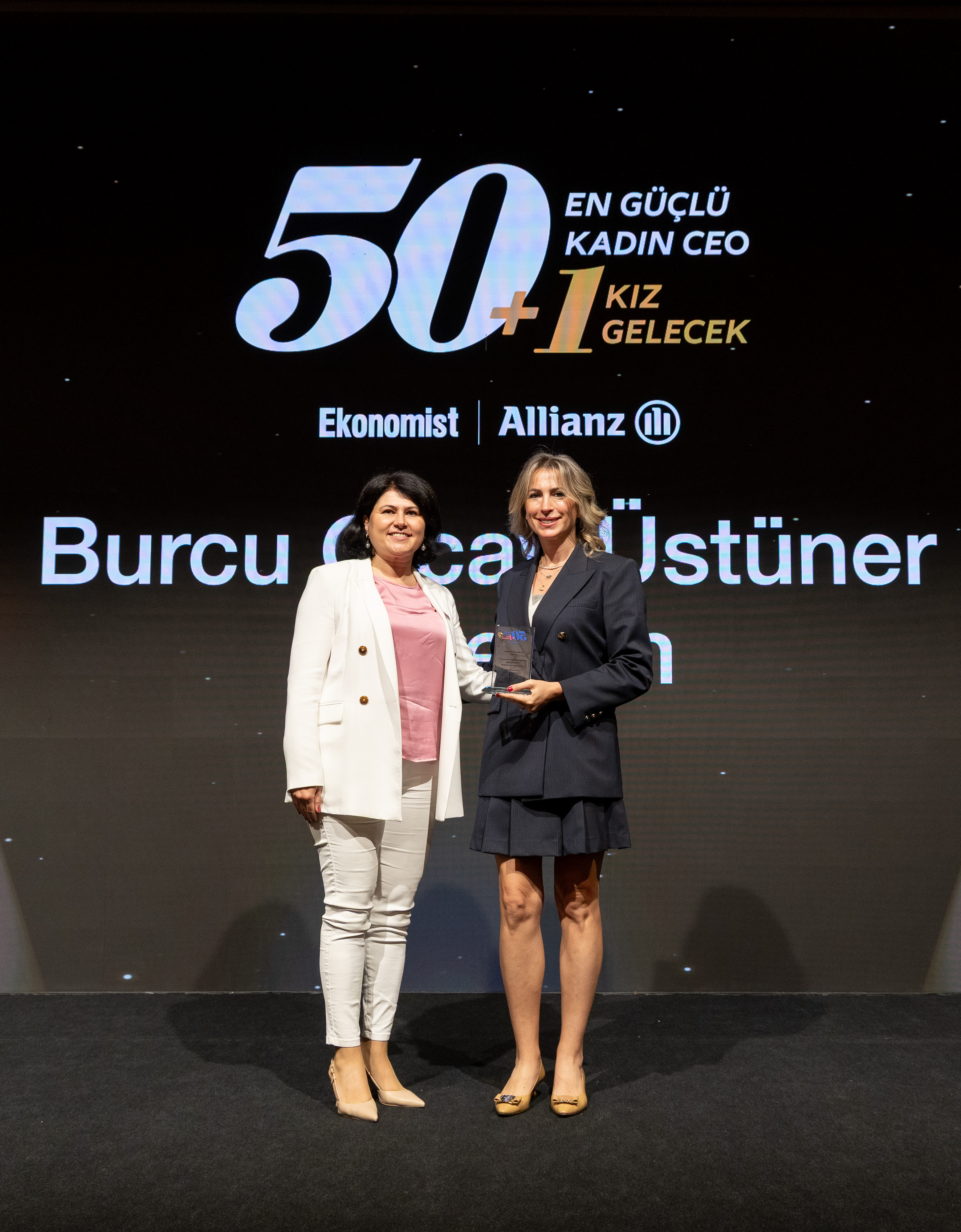 Burcu Olcay Üstüner at the awards ceremony
