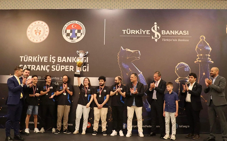 BAYEGAN Crowned Champion Once Again In The Türkiye İş Bankasi Chess Super League