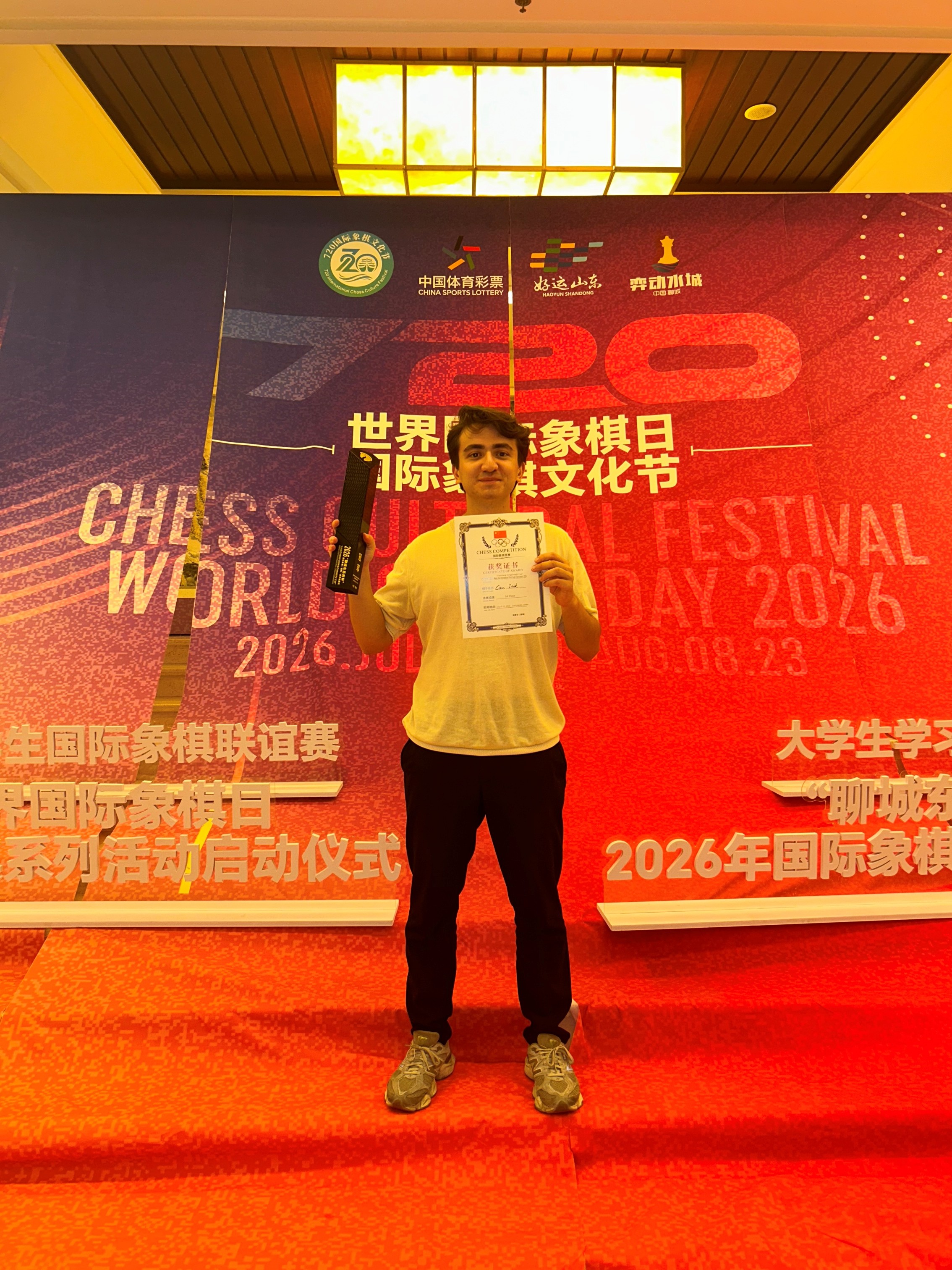 Turkish Chess Champion GM Işık Can Returns Victorious from China